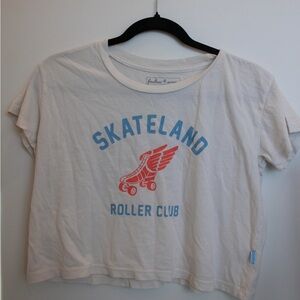 Skateland Roller Club Kids Tee - Cream